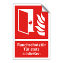 Rauchschutztür Tür stets schließen
