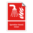 Sprinkler-Ventil innen