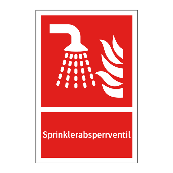 Sprinklerabsperrventil