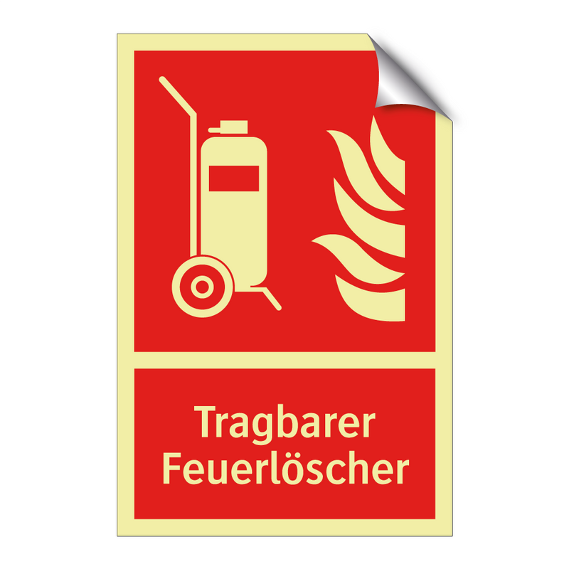 Tragbarer Feuerlöscher