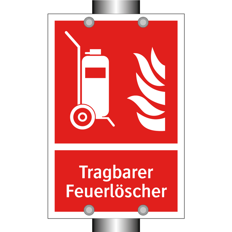 Tragbarer Feuerlöscher