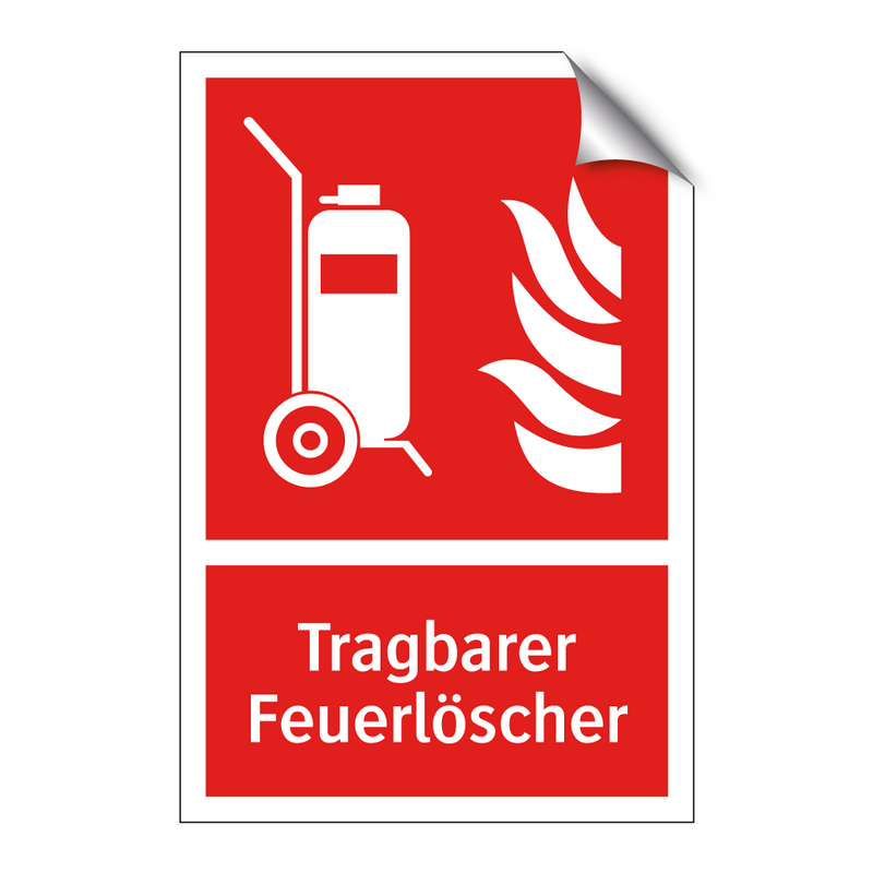 Tragbarer Feuerlöscher
