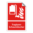 Tragbarer Schaumlöscher