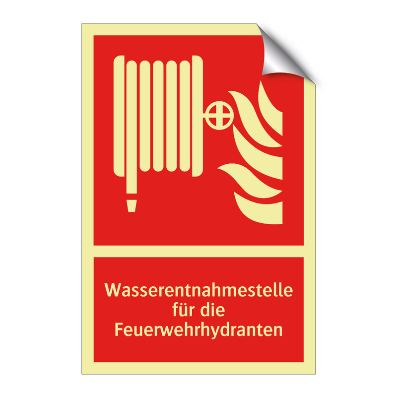 Wasserentnahmestelle für die Feuerwehrhydranten