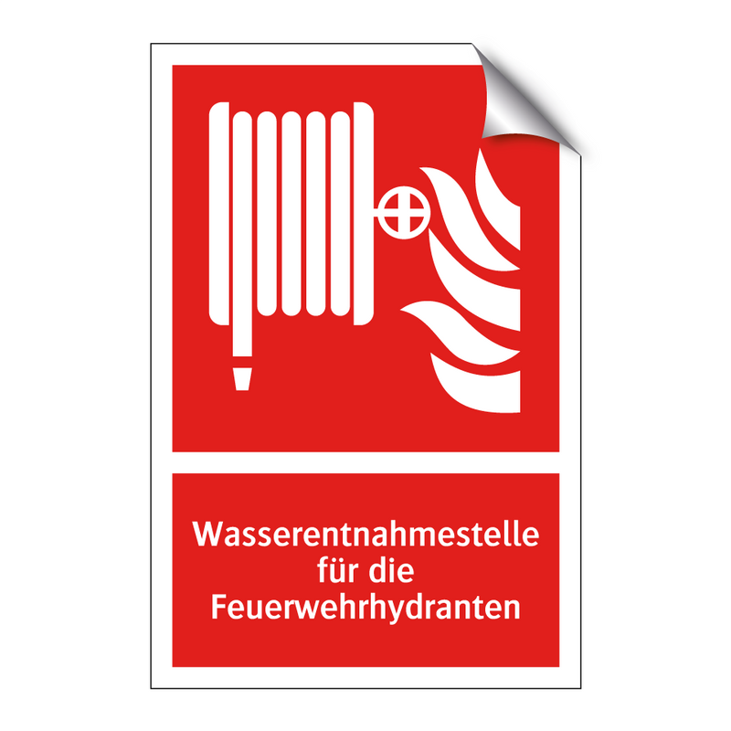 Wasserentnahmestelle für die Feuerwehrhydranten