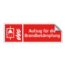 Aufzug für die Brandbekämpfung