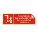 Automatische Brandschutztür nicht beim Schließen behindern