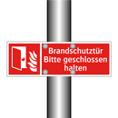 Brandschutztür Bitte geschlossen halten