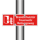Brandschutztür Feuerwehr Rettungsweg