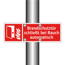 Brandschutztür schließt bei Rauch automatisch