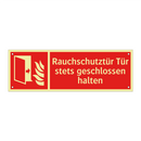 Rauchschutztür Tür stets geschlossen halten