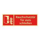 Rauchschutztür Tür stets schließen