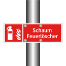 Schaum Feuerlöscher