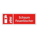 Schaum Feuerlöscher