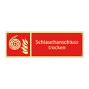 Schlauchanschluss trocken