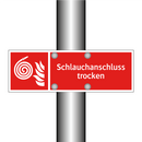 Schlauchanschluss trocken