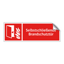 Selbstschließende Brandschutztür