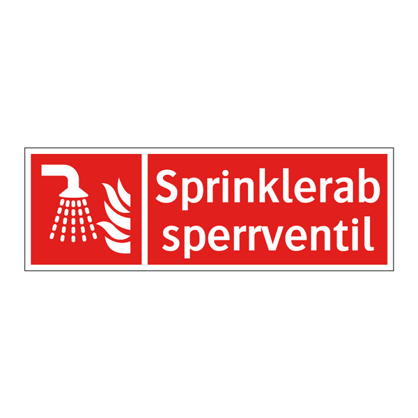 Sprinklerabsperrventil