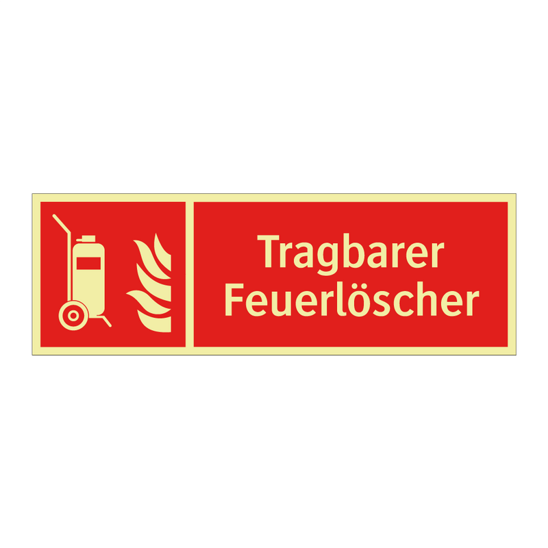 Tragbarer Feuerlöscher