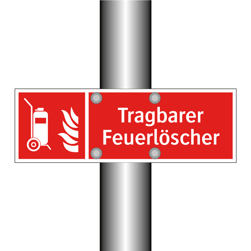 Tragbarer Feuerlöscher