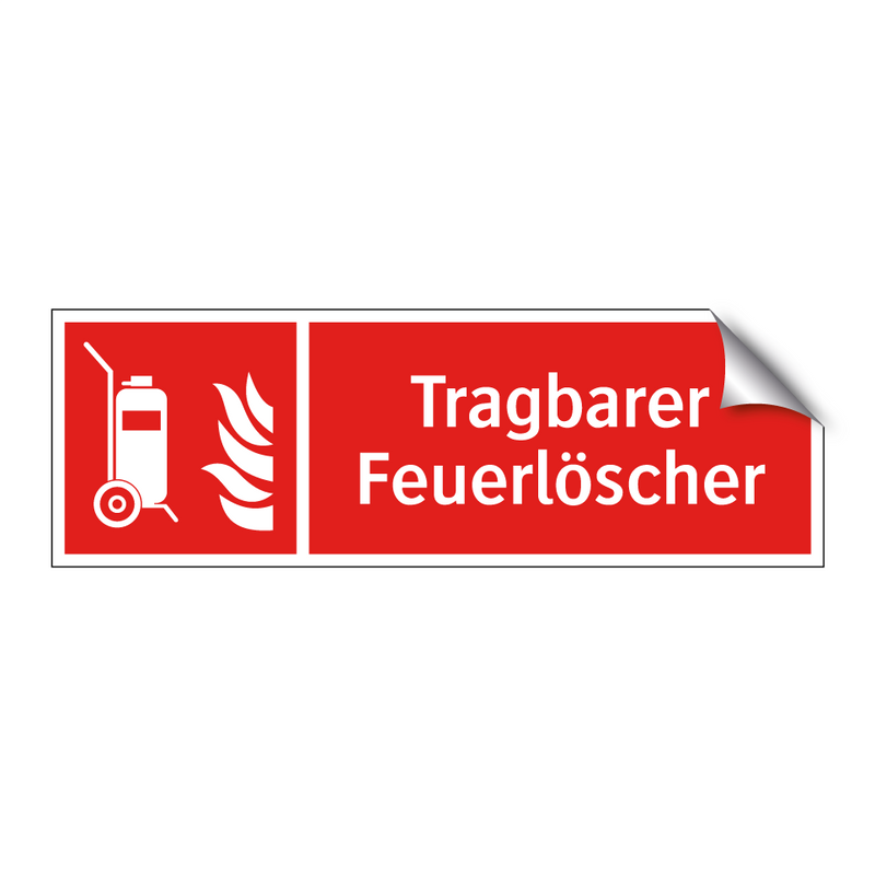 Tragbarer Feuerlöscher