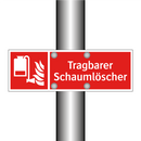 Tragbarer Schaumlöscher