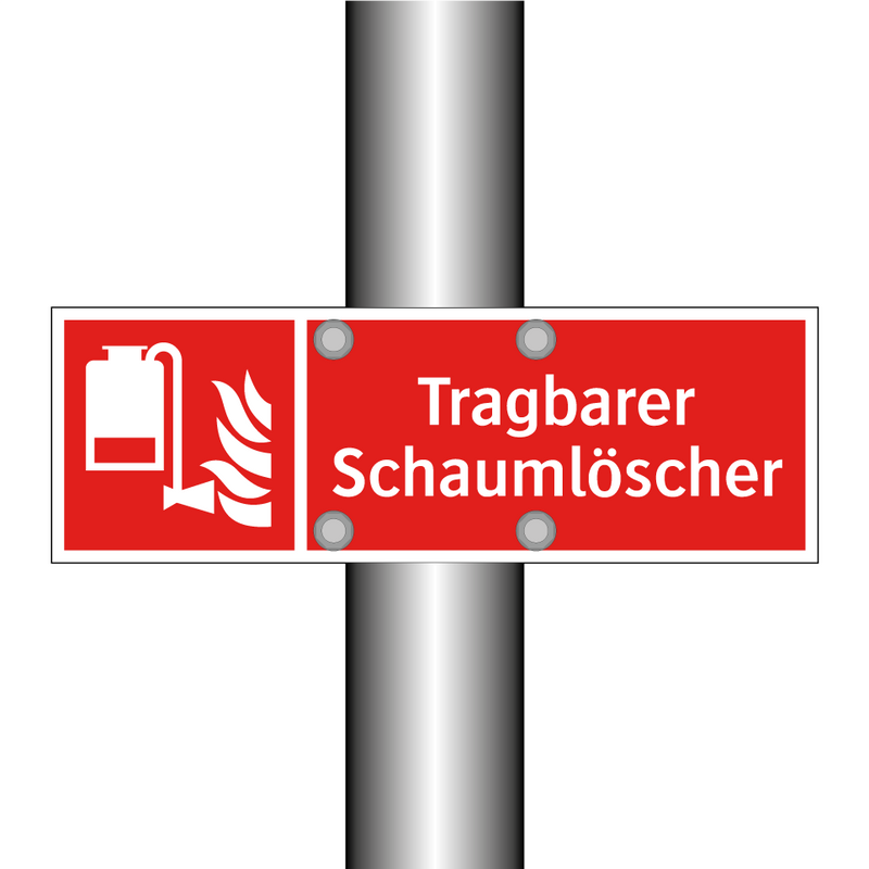 Tragbarer Schaumlöscher