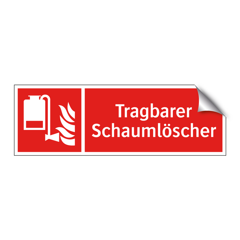 Tragbarer Schaumlöscher