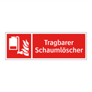 Tragbarer Schaumlöscher