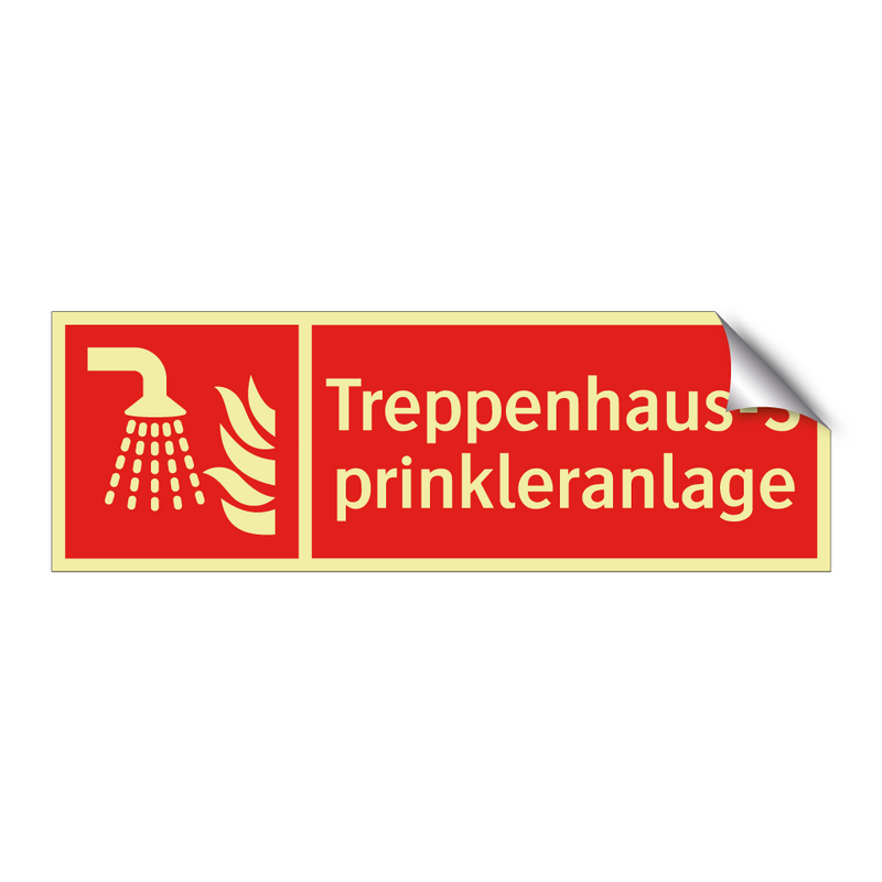 Treppenhaus-Sprinkleranlage