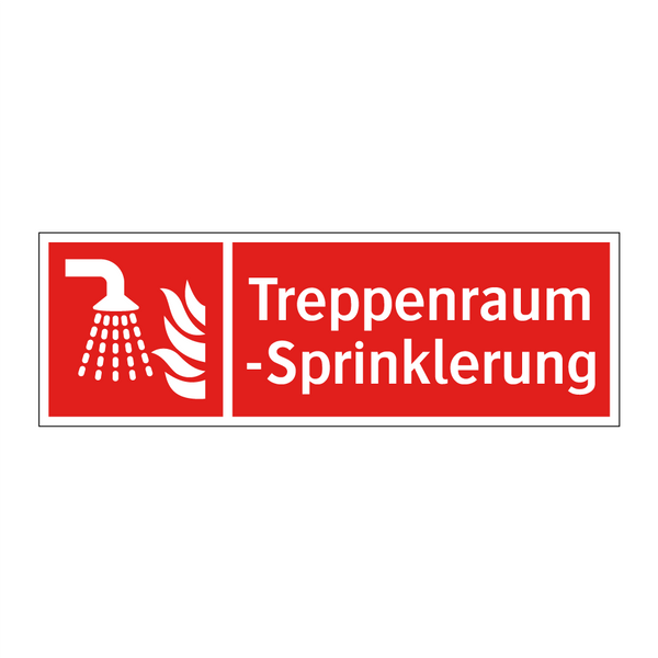 Treppenraum-Sprinklerung