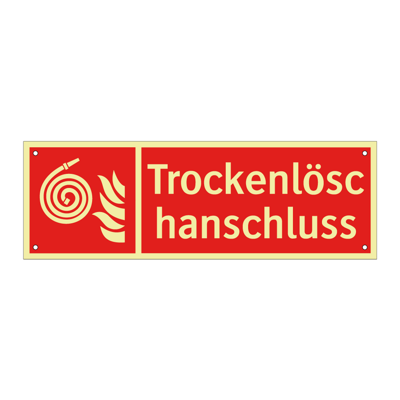 Trockenlöschanschluss