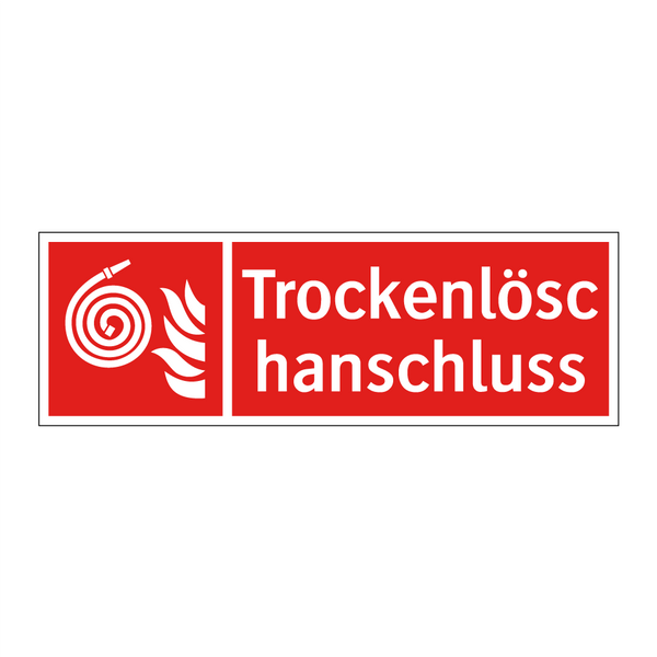 Trockenlöschanschluss