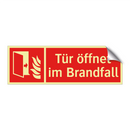 Tür öffnet im Brandfall