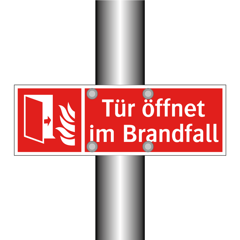 Tür öffnet im Brandfall