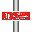 Von der Feuerschutztür freihalten