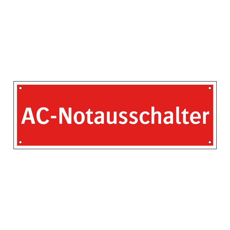 AC-Notausschalter