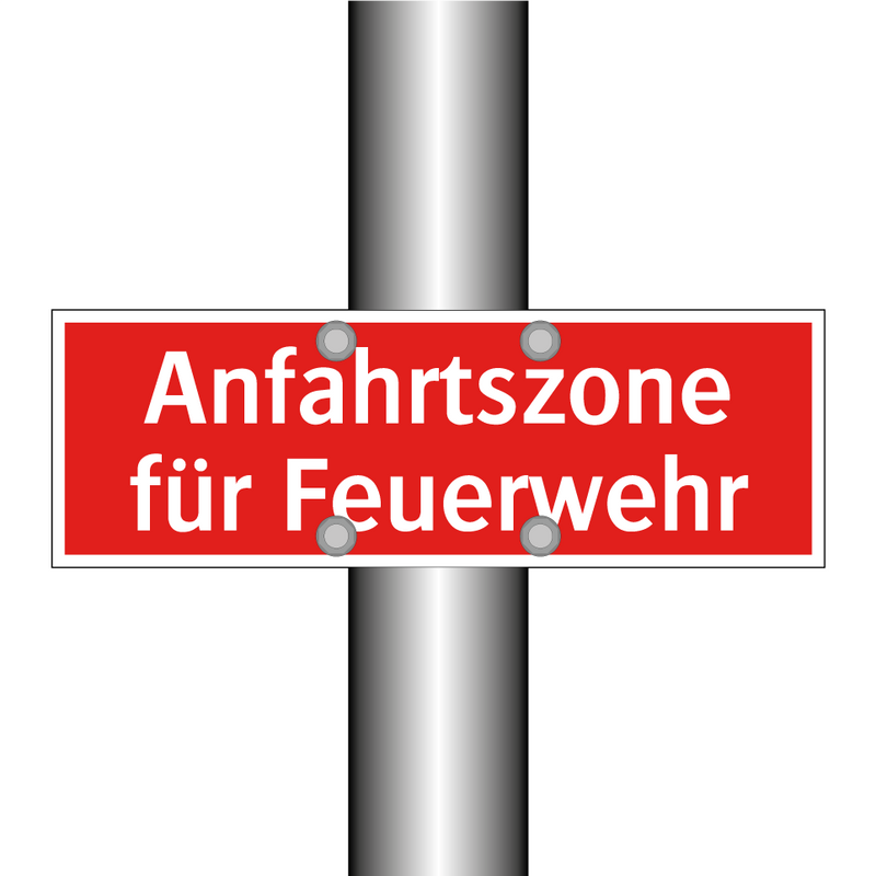 Anfahrtszone für Feuerwehr