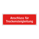 Anschluss für Trockensteigleitung
