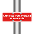 Anschluss Trockenleitung für Feuerwehr