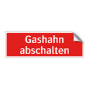 Gashahn abschalten