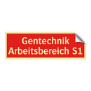 Gentechnik Arbeitsbereich S1