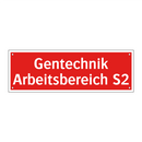Gentechnik Arbeitsbereich S2