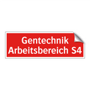 Gentechnik Arbeitsbereich S4