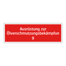 Ausrüstung zur Ölverschmutzungsbekämpfung