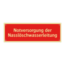 Notversorgung der Nasslöschwasserleitung