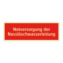 Notversorgung der Nasslöschwasserleitung