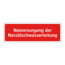 Notversorgung der Nasslöschwasserleitung