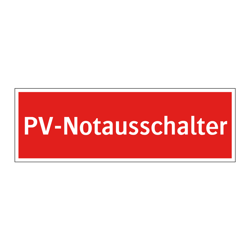 PV-Notausschalter