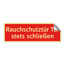Rauchschutztür Tür stets schließen